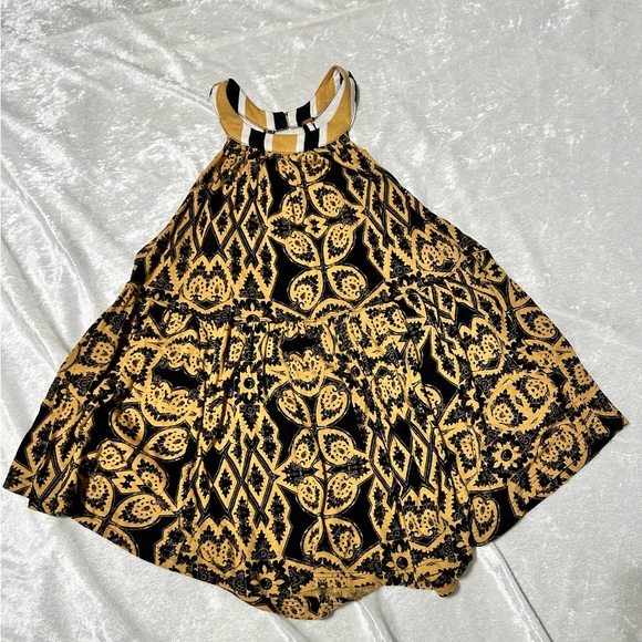 FREE PEOPLE MIMI PRINTED HALTER Tunic TOP - Picture 4 of 9